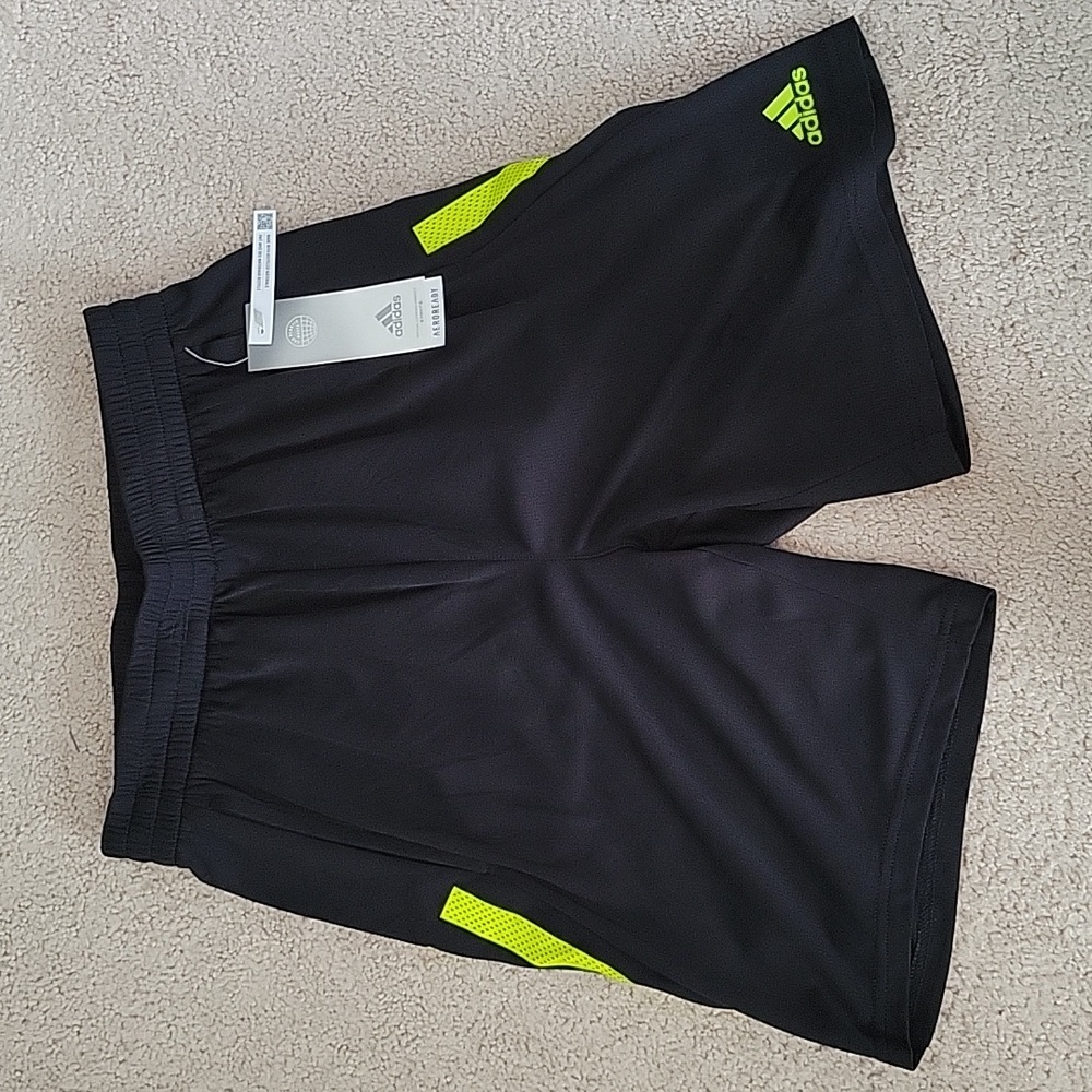 Black/Yellow Athletic Shorts